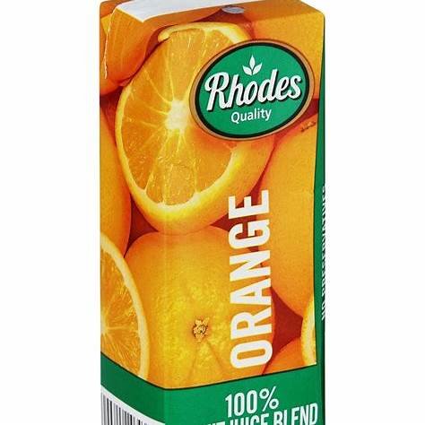 RHODES Jus d'Orange 100% Pur 200 ml