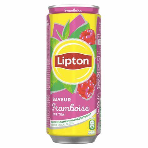 LIPTON Ice Tea Saveur Framboise Canette 33 cl