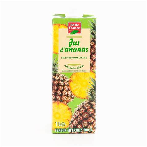 SPRING VALLEY Jus d'Ananas 100% Pur Brique 1 L