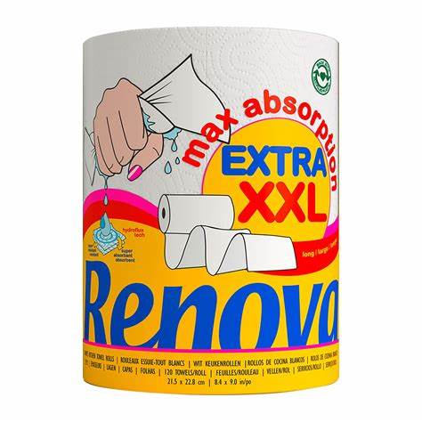 RENOVA Essuie-tout Extra XXL 1 Rouleau Maximum Absorption