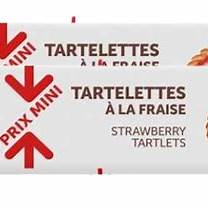 PP BLANC Tartelettes Fraise 200 g