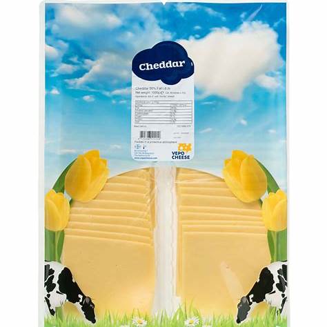 VEPO Cheddar Blanc en Tranches 150g