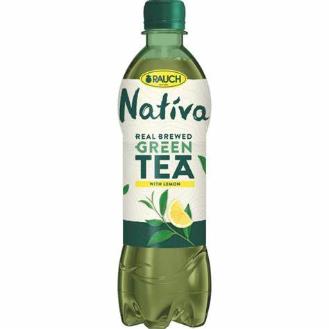 RAUCH NATVIA Thé Vert Citron PET 500 ml