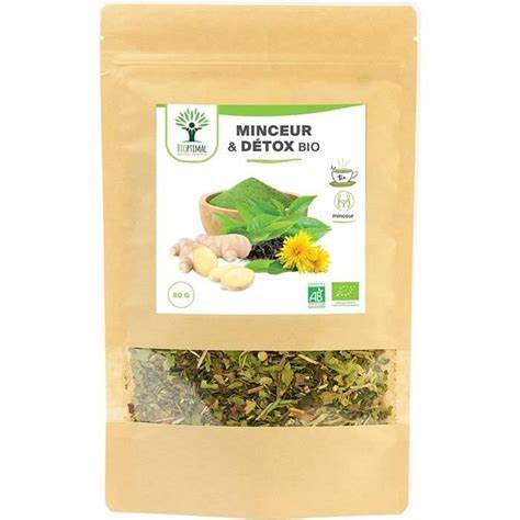 SOUVENIRS D'ICI Thé Infusion Détox Minceur 60g