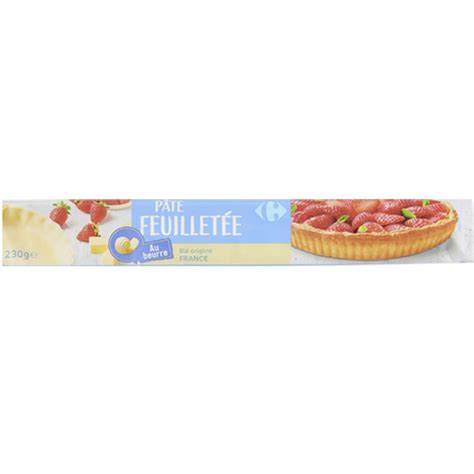 CARREFOUR Pâte Feuilletée Roulée Pur Beurre 230g