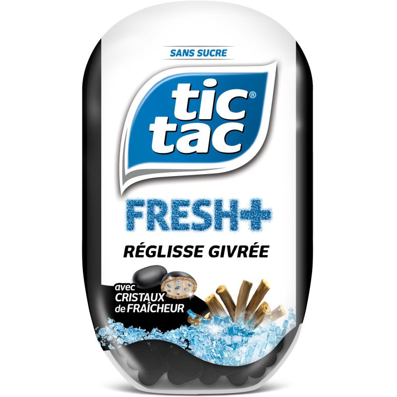 TIC TAC Fresh+ Réglisse 15g