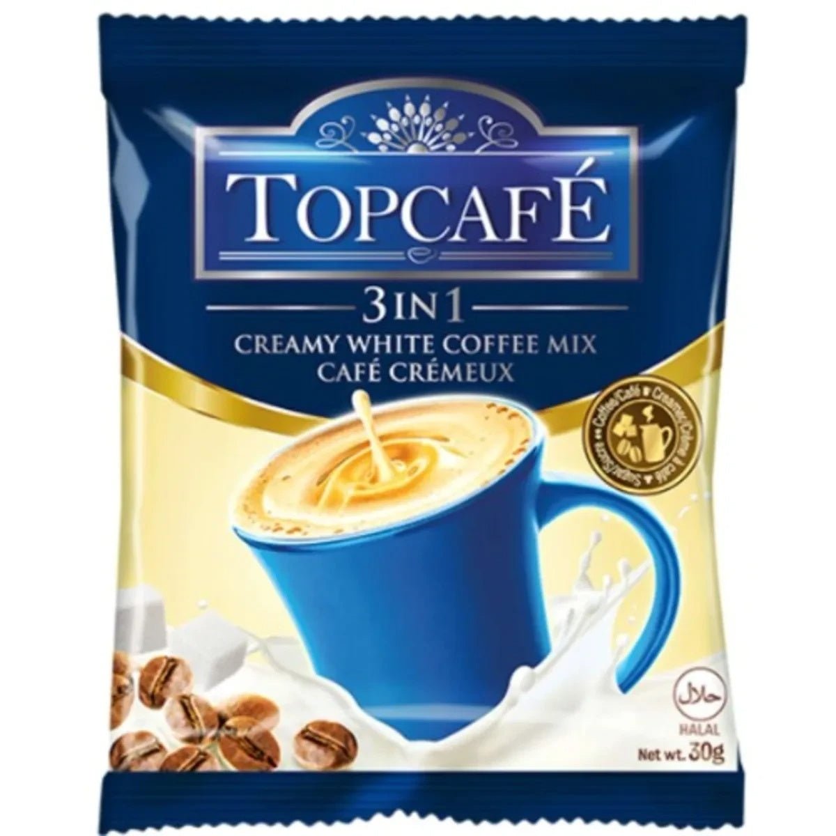 TOP CAFÉ 3-en-1 Crémeux Pack de 30 g