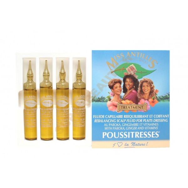 MISS ANTILLES Ampoules Pousse-Tresses 4x10ml