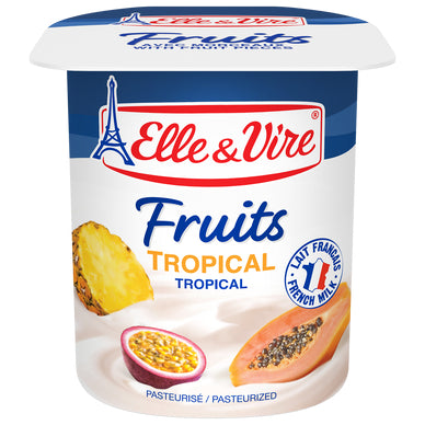 ELLE & VIRE Dessert Lacté Tropical 4x125g