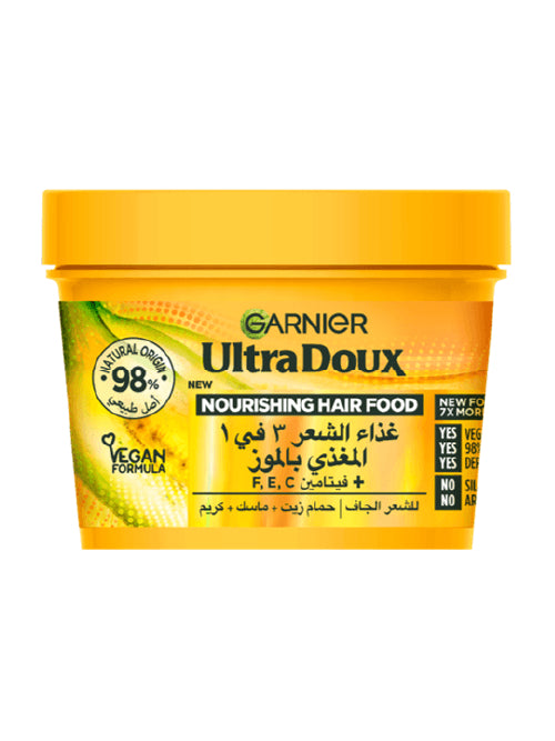 GARNIER ULTRA DOUX Hair Food Nourrissant Banane 3-en-1 390 ml