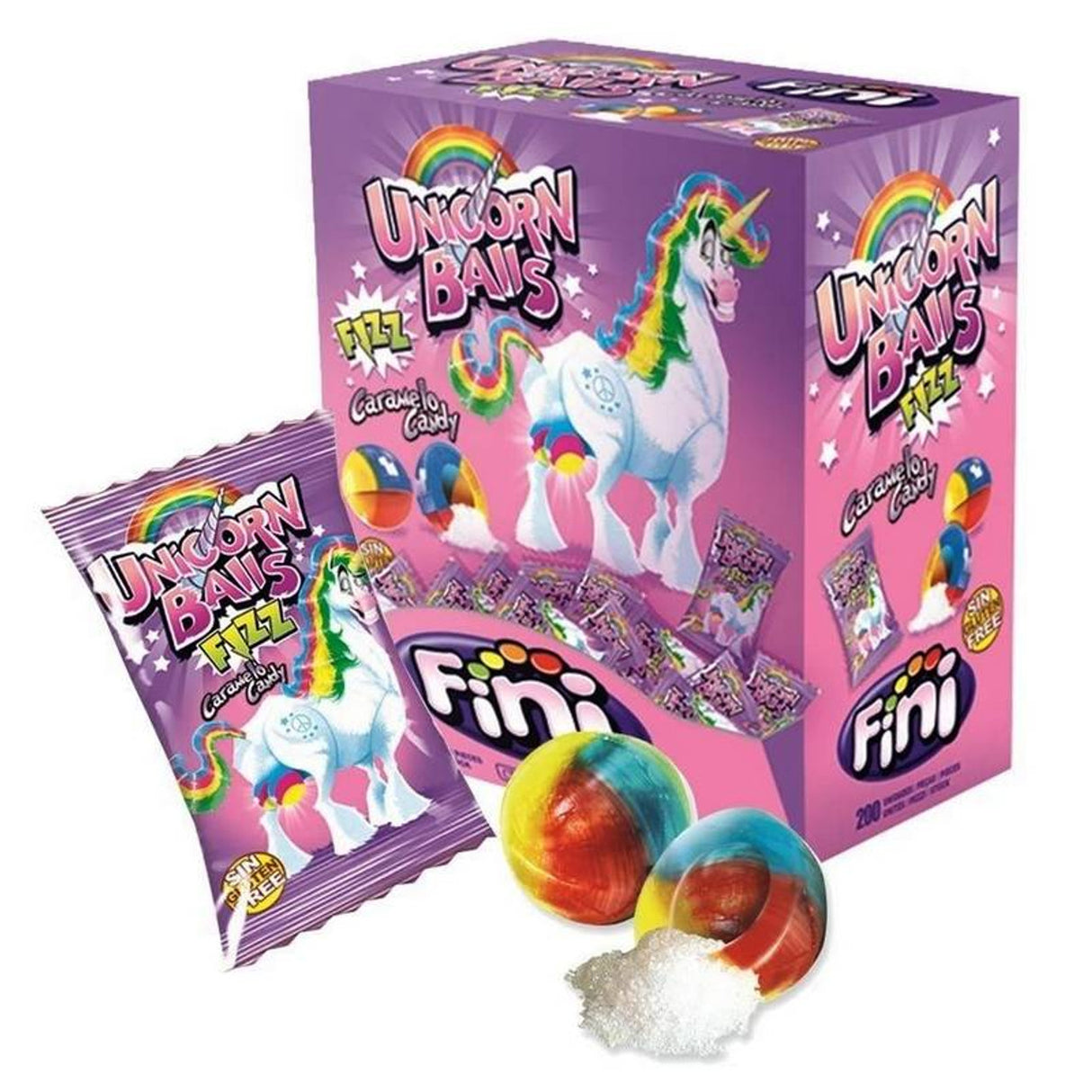 BRAVO Bonbons Unicorn Balls Assortis Sachet