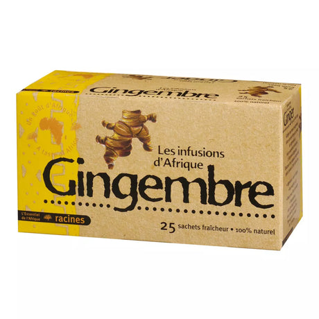 RACINES BIO Les Infusions d'Afrique racines gingembre 40g