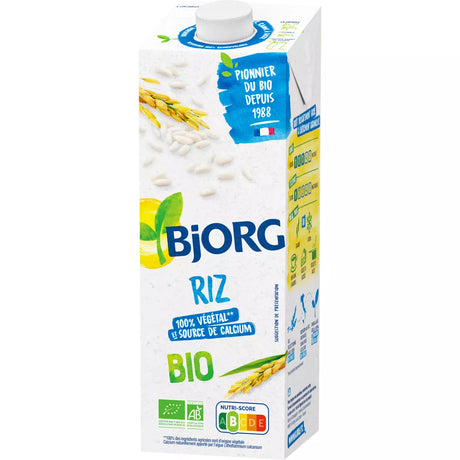 BJORG Boisson végétale riz calcium bio 1l