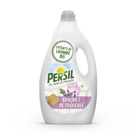 PERSIL Lessive liquide bouquet de provence aux extraits de Lavande bio 38 lavages 1,9l