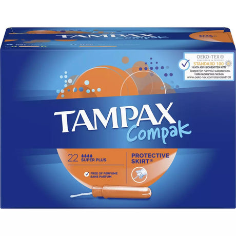 TAMPAX Compak tampons avec applicateur super plus 22 tampons