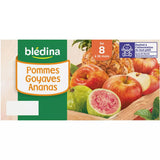 BLEDINA Coupelles pommes goyage ananes dès 8 mois 4x100g