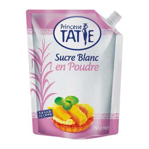 SUCAF Sucre Blanc en Poudre Doypack 750 g