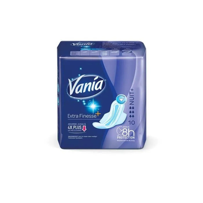 VANIA Serviettes Hygiéniques Maxi Normal Plus Lot de 10