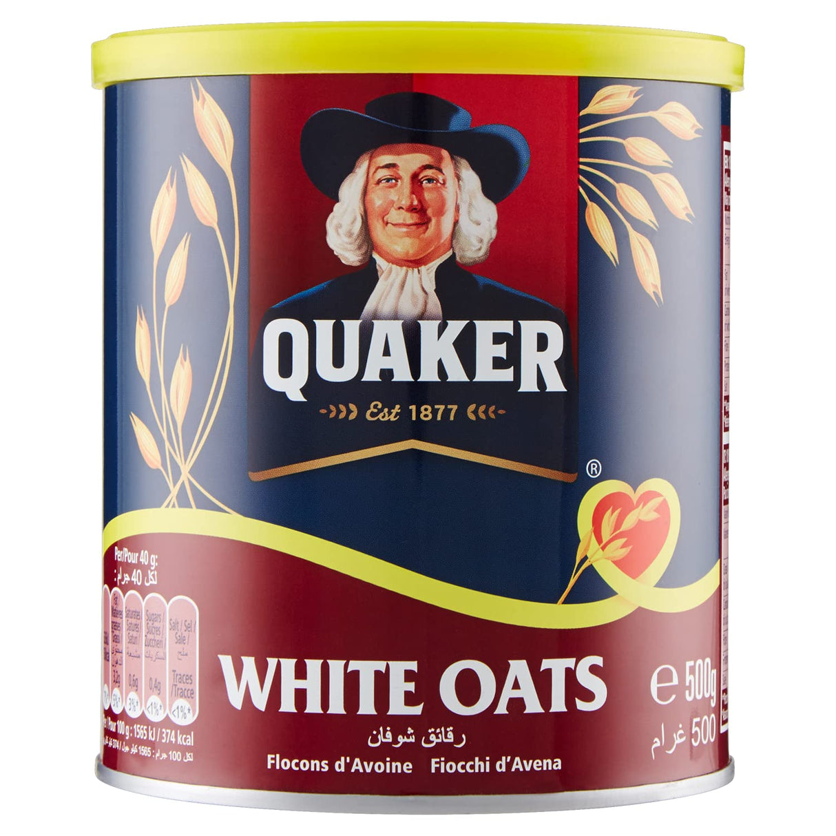 QUAKER Flocons d'Avoine Blancs 500 g