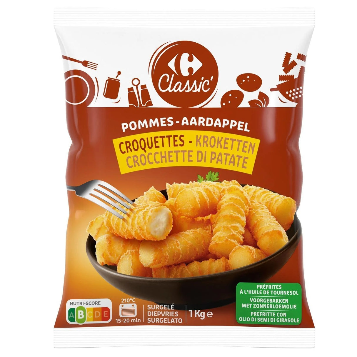 CARREFOUR Croquettes Tendres en Vrac 1 kg