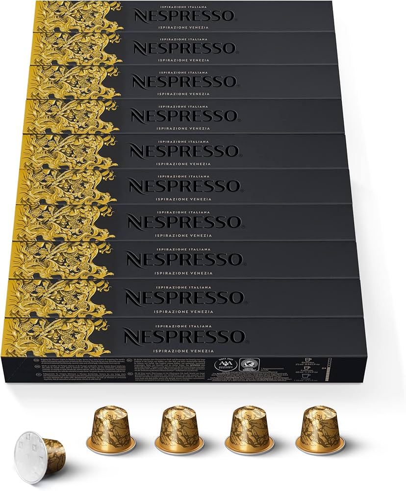 NESPRESSO Venezia Italiana Pack de 10 Capsules 5 g