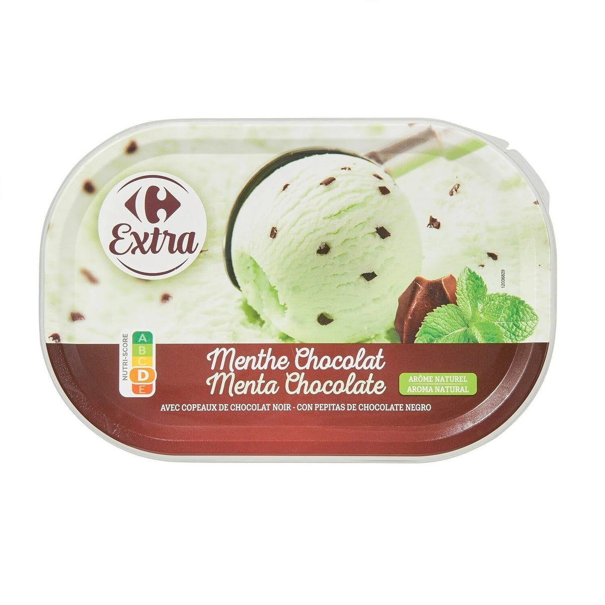 CARREFOUR Crème Glacée Menthe-Chocolat 500 g