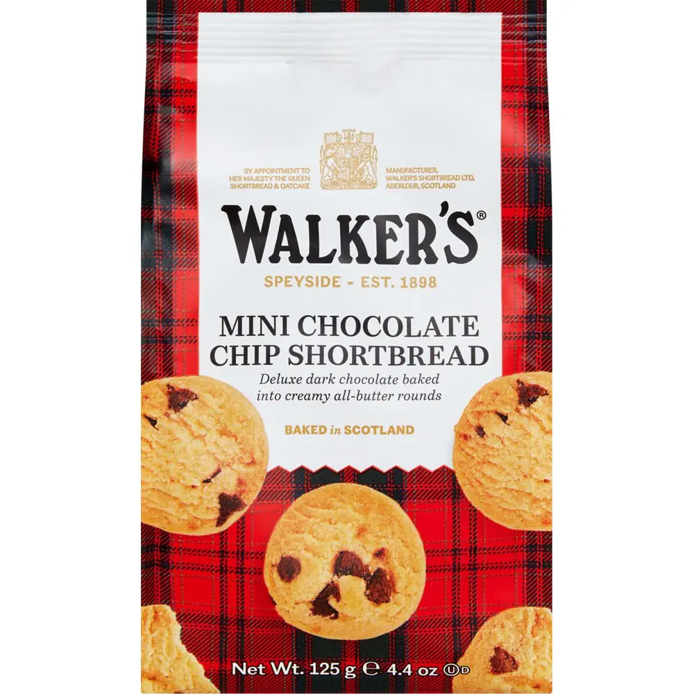 WALKERS Shortbread Pépites de Chocolat 125 g