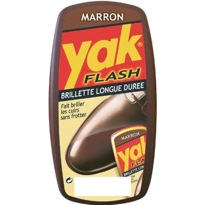 YAK Cirage Flash Marron pour Chaussures