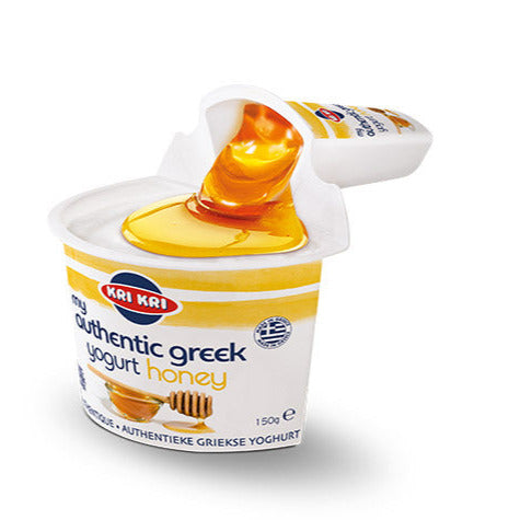 AUTHENTIC Yaourt Grec 0% avec Couche de Miel 150 g