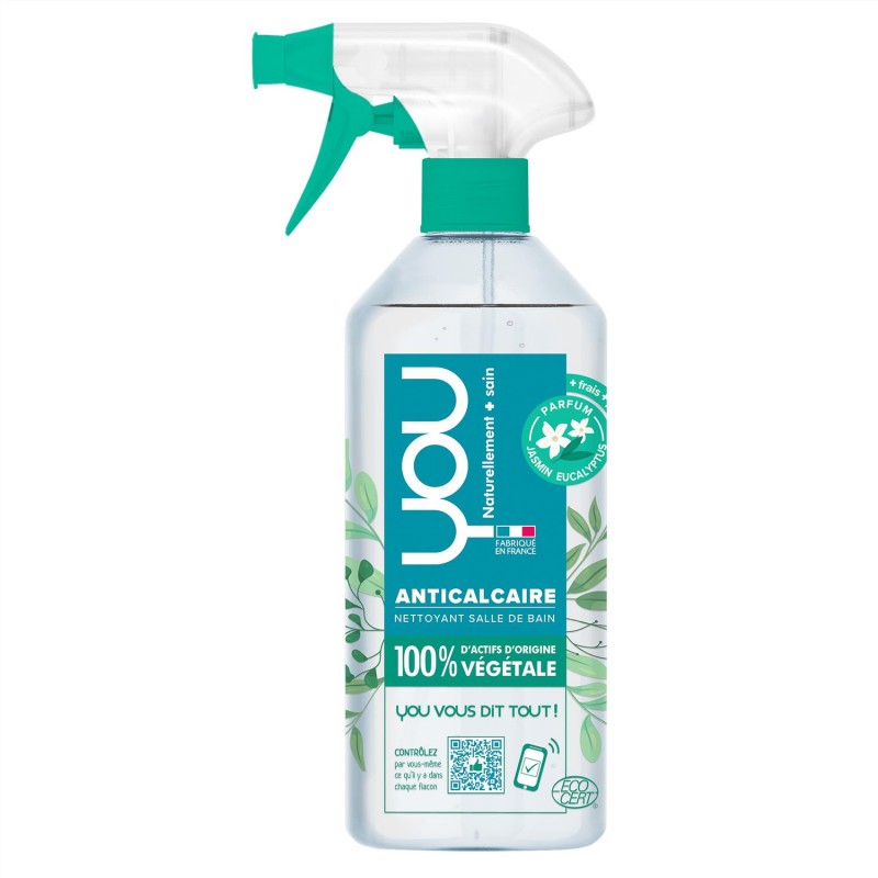 YOU Spray Nettoyant Salle de Bain Anticalcaire 500 ml