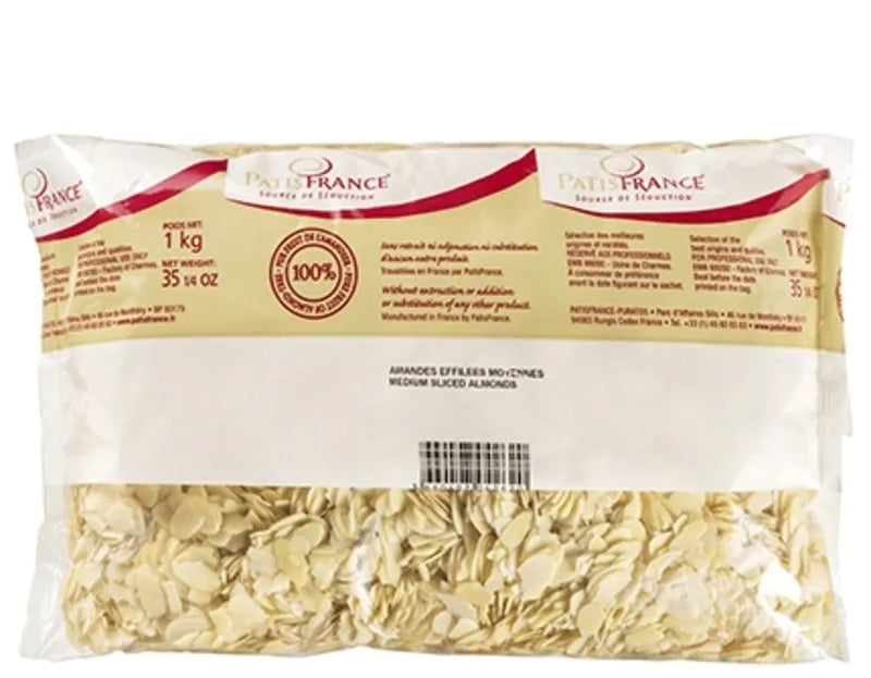 PATISFRANCE Amandes Effilées Blanchies 1 kg